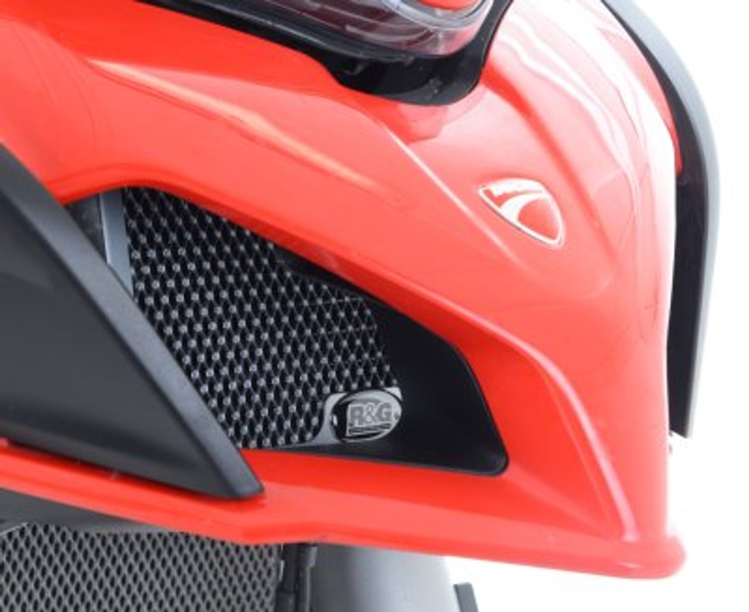 R&G Racing Oil Cooler Guard for Ducati Multistrada 1200 '15-'20, 1200 Enduro / 950 (S) '17-'22, 1260 '18-'20 R&G Racing Oil Cooler Guard for Ducati Multistrada 1200 '15-'20, 1200 Enduro / 950 (S) '17-'22, 1260 '18-'20